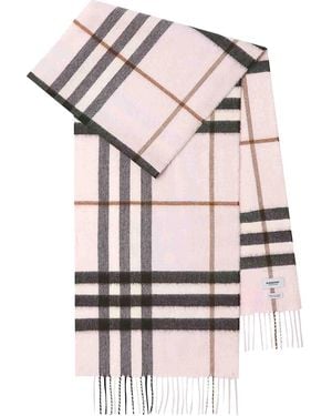 Burberry Giant Check Scarf - Pink