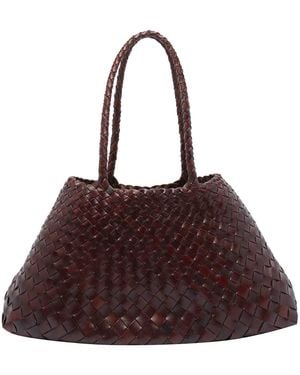 Dragon Diffusion Large Santa Croce Shoulder Bag - Brown