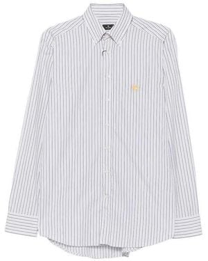 Etro Striped Cotton Shirt - White