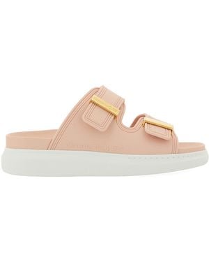McQueen Oversize Hybrid Sandal - White