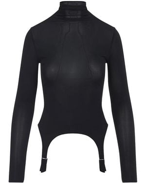 Jean Paul Gaultier Lingerie Garter Top - Blue