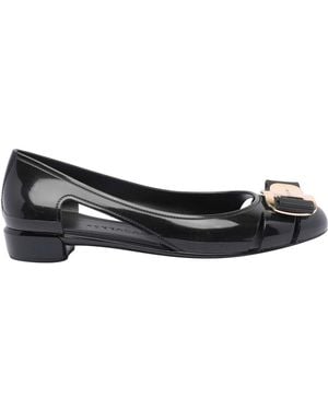 Ferragamo Nara Jelly Ballets - Black