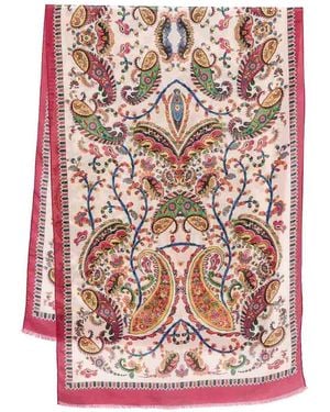 Etro Multi-Coloured Patterned Scarf - Pink