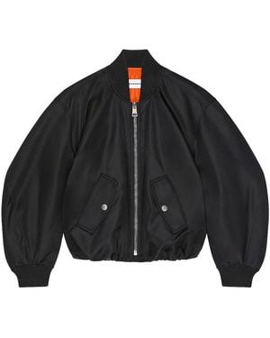Givenchy Cropped Cocoon Bomber - Black