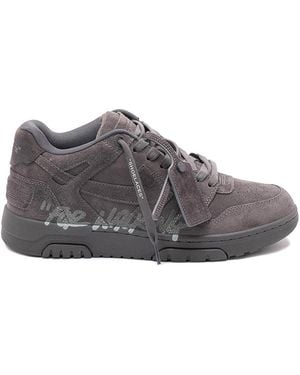 Off-White c/o Virgil Abloh 'Out Of Office' 'For Walking Suede' Trainers - Grey