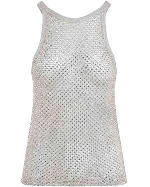 Tom Ford Lurex Knit Top - Grey