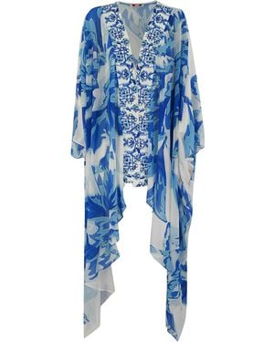 Love To Love By Gai Mattiolo Lv1800 Glitter Kaftan - Blue