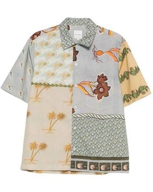 Paul Smith Printed Cotton Shirt - Grey