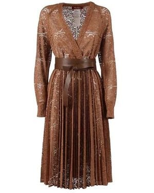 Max Mara Hanging Dress - Brown