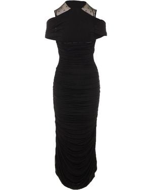 Marine Serre Long Dress - Black