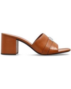 Tory Burch Leelee Heeled Mules - Brown