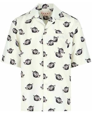 Marni Viscose Shirt - White