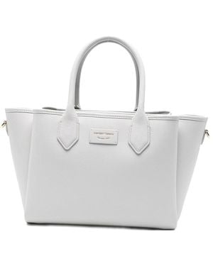 Emporio Armani Medium Shopping Bag - White
