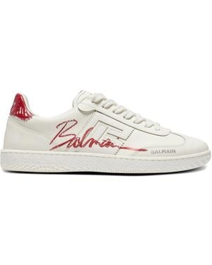 Balmain Sneakers Swan Lipstick - White