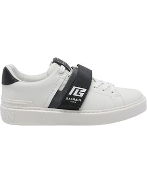 Balmain B-Court Trainers - White