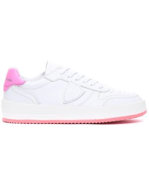 Philippe Model Nice Low Trainers - White