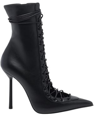 Le Silla Colette Pump Booties - Black