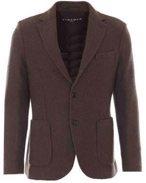 Circolo 1901 Single Breasted Jacket - Brown