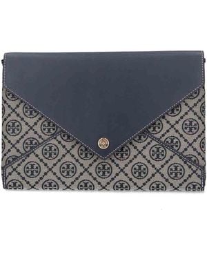 Tory Burch Pouch With Chain - Gray