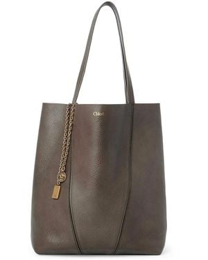 Chloé Chlo Spin Tote Bag - Brown