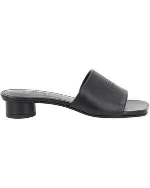 MM6 by Maison Margiela Sandal With Logo - White