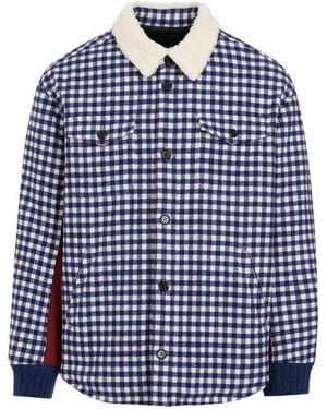 Undercover Wool Bomber Jacket - Blue