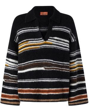 Missoni Oversize Polo Shirt - Black