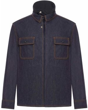 Sacai Denim Overshirt - Blue