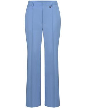 GIUSEPPE DI MORABITO Trousers Made Of Coloured Wool - Blue