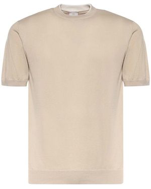 Eleventy Cotton T-Shirt - Natural
