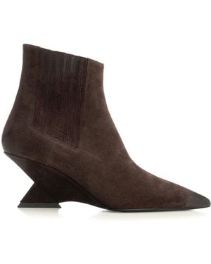 The Attico Cheops Ankle Boot - Brown