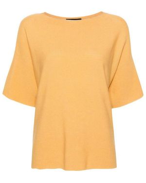 Fabiana Filippi Short Sleeve Jumper - Orange