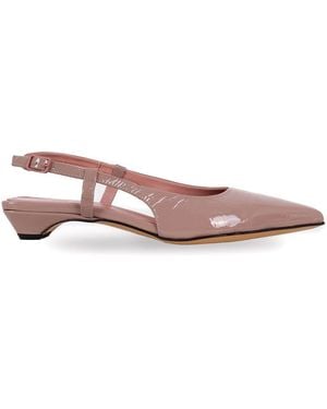 Pomme D'or Slingback With Patent Heel - Pink
