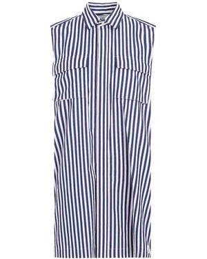 Sacai Thomas Mason Cotton Poplin Dress | Wardrobe Icons
