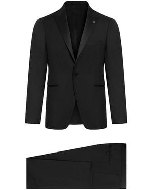 Tagliatore Tailored Single-Breasted Suit - Black