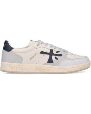 Premiata Basket Clay Sneakers - White