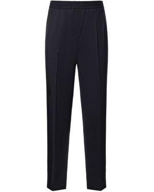 ZEGNA Wool-Blend Pants - Blue