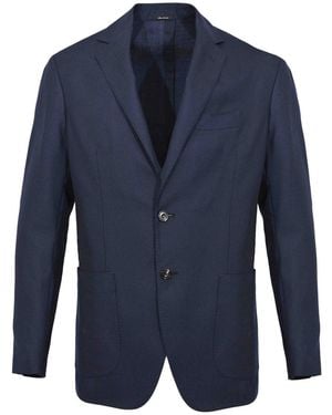 Sartorio Napoli Single-Breasted Jacket - Blue