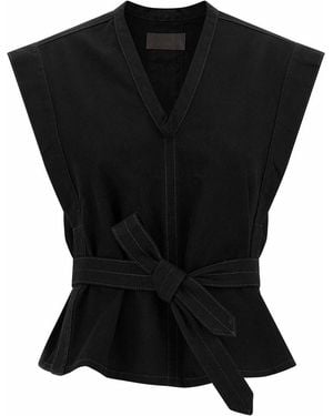 Lemaire 'Chasuble' Vest - Black
