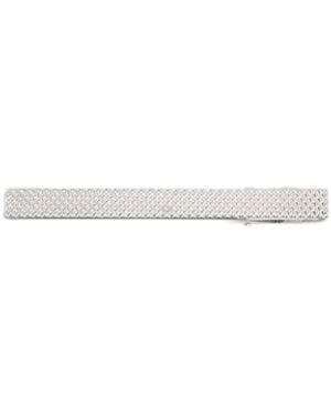 Tateossian Textured Tieclip - White