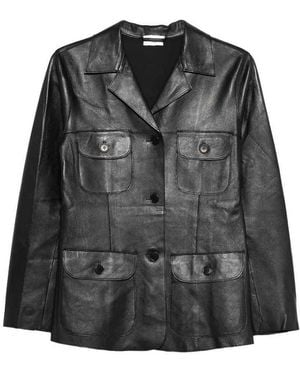P.A.R.O.S.H. Leather Jacket - Black