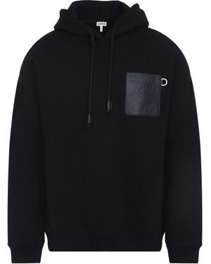 Loewe Relaxed Fit Hoodie - Black