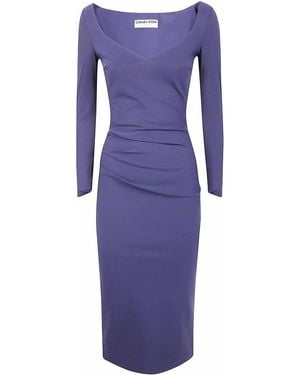 La Petite Robe Di Chiara Boni Luheart Dress - Purple