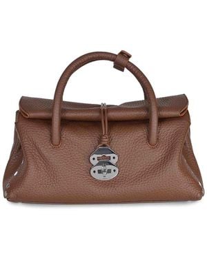 Zanellato Bag Made Of Hammered - Brown