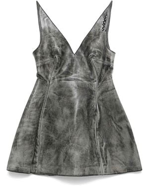 Marni Flared Mini Dress - Gray