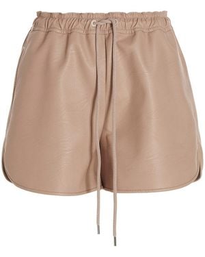 Stella McCartney Viscose Shorts - Natural