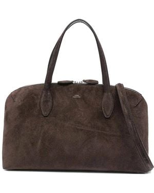 TOTEME M Suede Day Tote Bag - Brown
