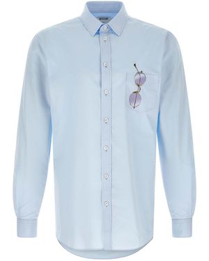 Moschino Trompe-Lil Print Shirt - Blue