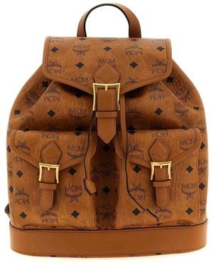 MCM Aren Backpack - Brown