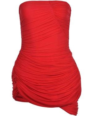 Magda Butrym Dress Made Of Cupro Blend - Red